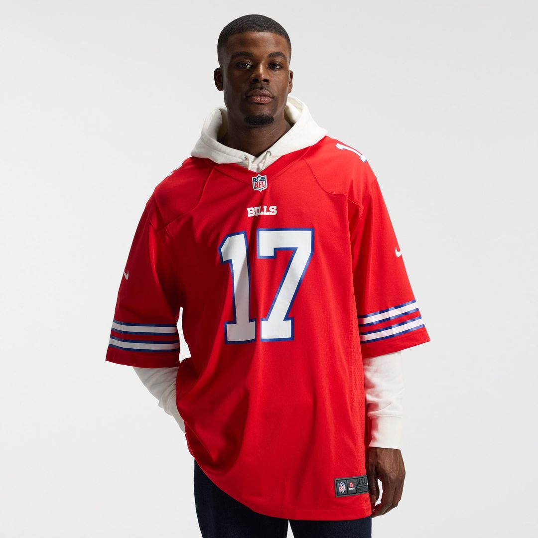 Buffalo Bills Josh Allen Nike White White Game Player Jersey product image 19, provided for visual reference and product