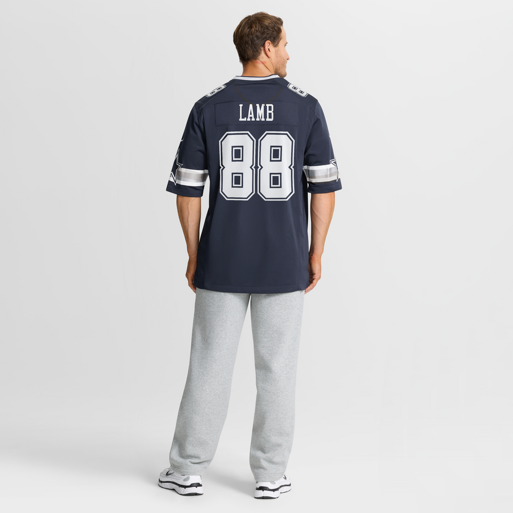 Dallas Cowboys CeeDee Lamb Nike Navy Game Jersey product image 20, provided for visual reference and product detail review