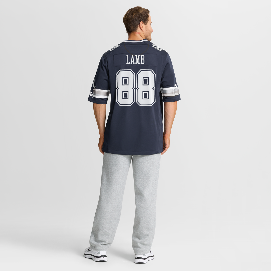 Dallas Cowboys CeeDee Lamb Nike Navy Game Jersey product image 20, provided for visual reference and product detail review