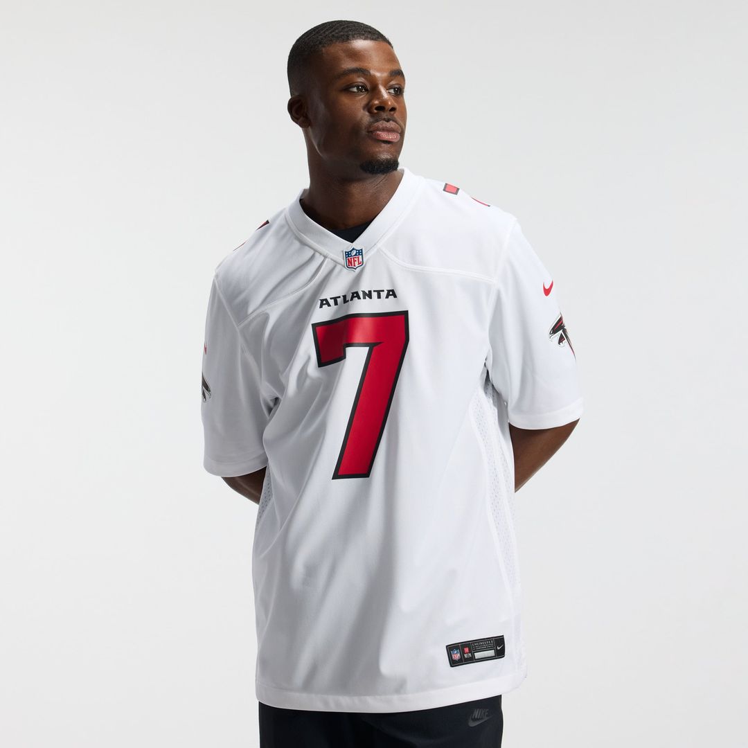 Atlanta Falcons Bijan Robinson Nike White Game Jersey product image 12, provided for visual reference and product detail