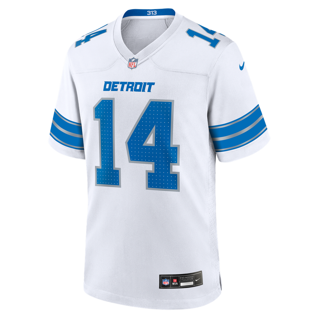 Detroit Lions Amon-Ra St. Brown Nike Blue Game Jersey product image 32, provided for visual reference and product detail