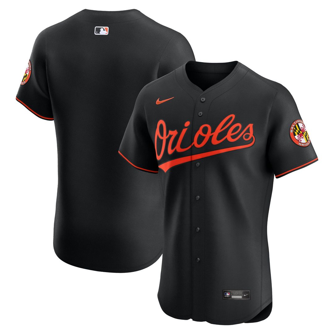 Baltimore Orioles Nike White Home Elite Jersey product image 7, provided for visual reference and product detail review
