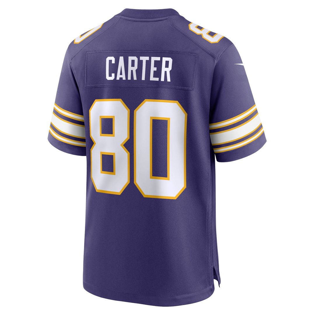 Minnesota Vikings Cris Carter Nike Purple Retired Player Alternate Game Jersey product image 3, provided for visual