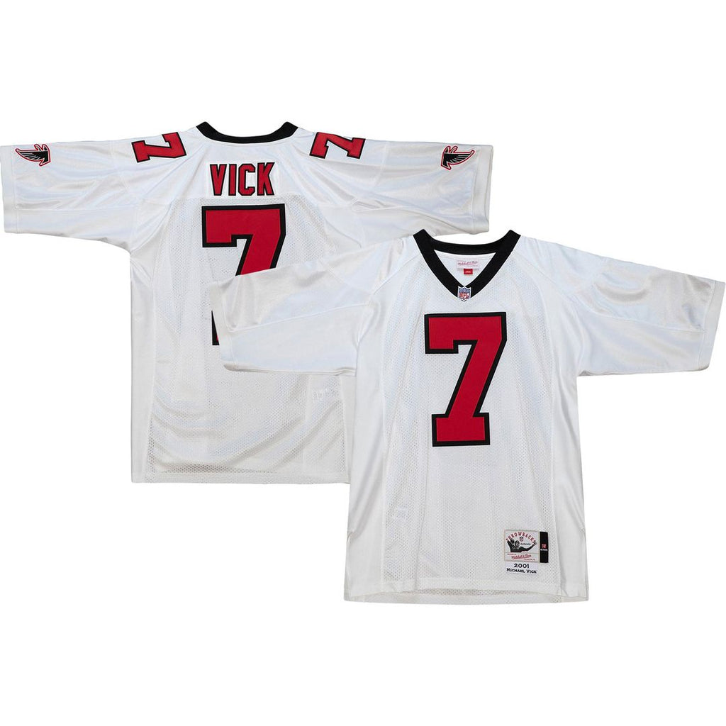 Atlanta Falcons 2003 Michael Vick Mitchell & Ness Red Authentic Throwback Retired Player Jersey product image 11, provided