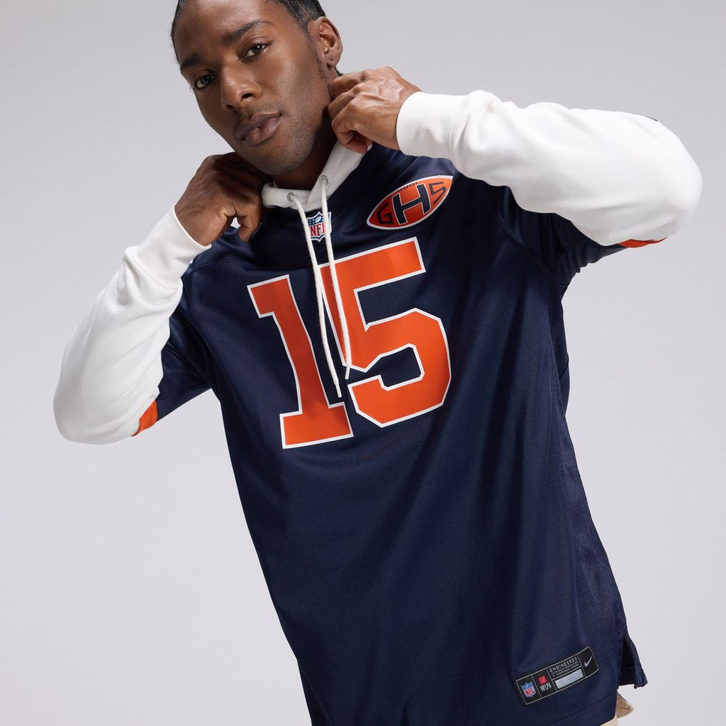 Chicago Bears Rome Odunze Nike Navy 2026 Rivalries Collection Game Jersey product image 9, provided for visual reference and