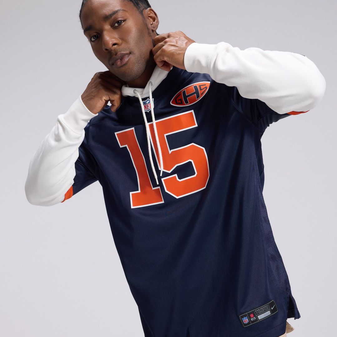 Chicago Bears Rome Odunze Nike Navy 2026 Rivalries Collection Game Jersey product image 9, provided for visual reference and