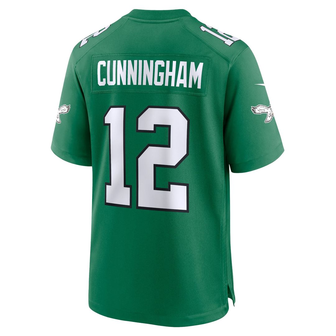 Philadelphia Eagles Randall Cunningham Nike Kelly Green Alternate Retired Player Game Jersey product image 3, provided for