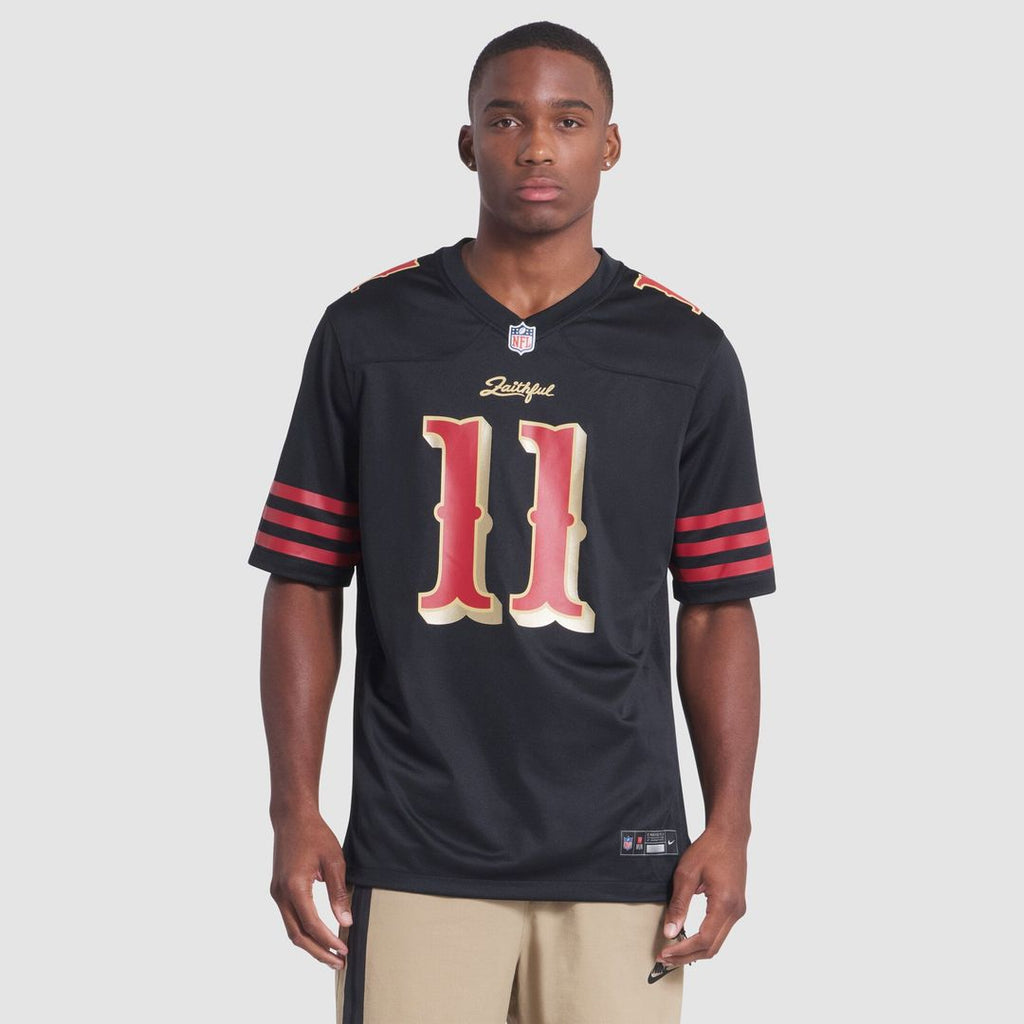 San Francisco 49ers Brandon Aiyuk Nike Black Rivalries Collection Game Jersey product image 4, provided for visual reference