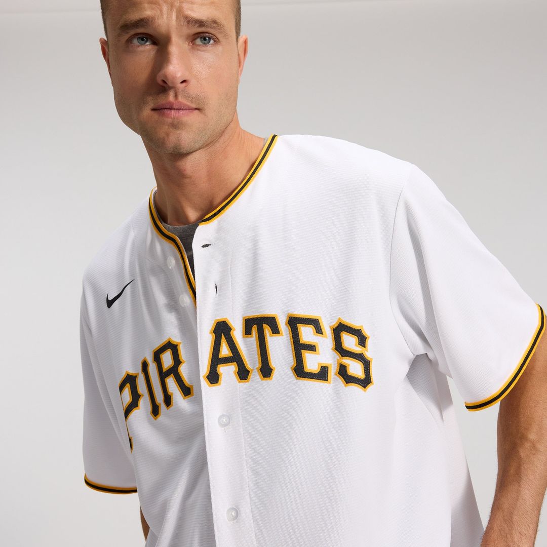 Pittsburgh Pirates Paul Skenes Nike White Home Replica Player Jersey product image 10, provided for visual reference and