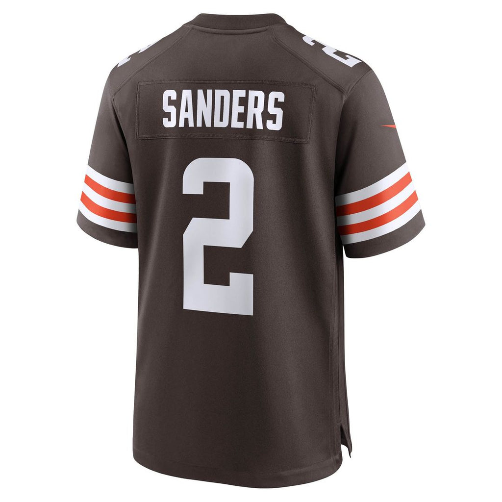 Cleveland Browns Shedeur Sanders Nike Brown Game Jersey product image 11, provided for visual reference and product detail