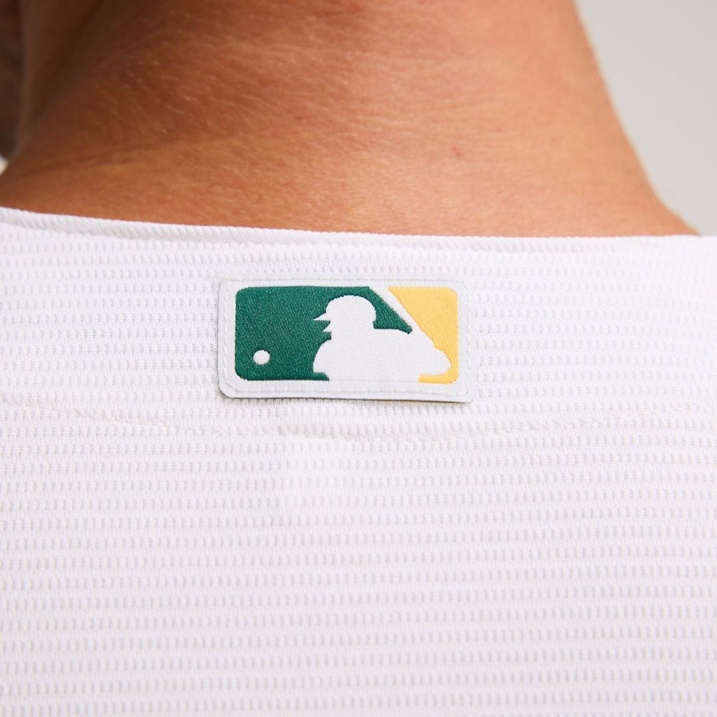 Athletics Nike White Home Replica Team Jersey product image 11, provided for visual reference and product detail review