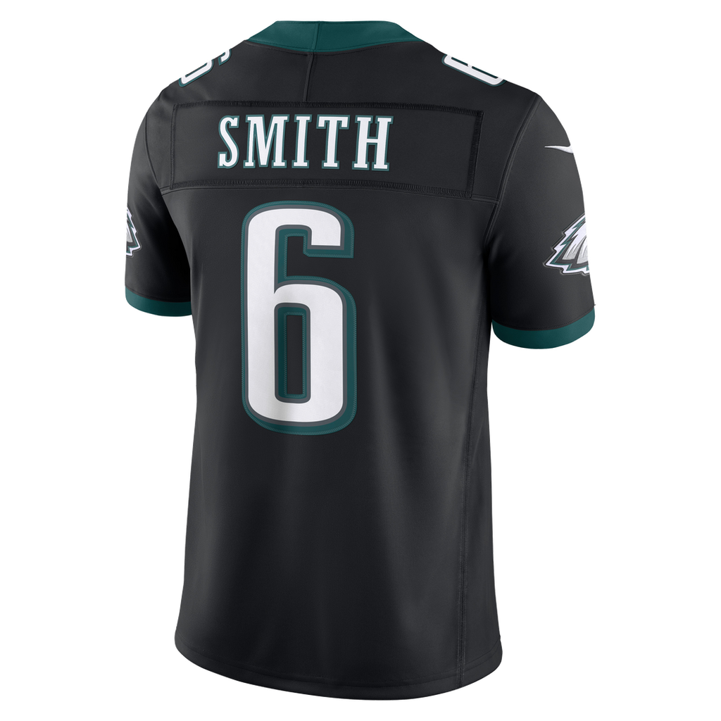Philadelphia Eagles DeVonta Smith Nike Black Alternate Vapor F.U.S.E. Stitched Limited Jersey product image 3, provided for