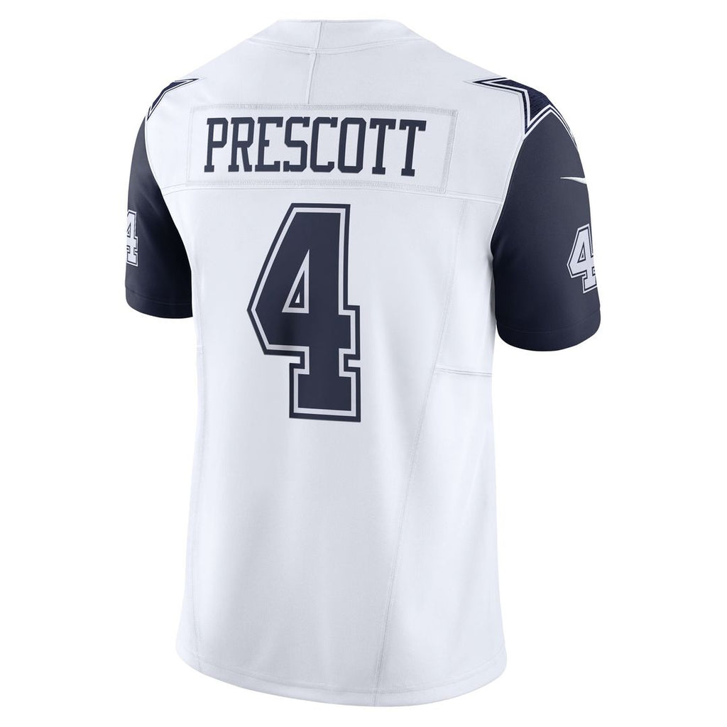 Dallas Cowboys Dak Prescott Nike Navy Vapor F.U.S.E. Limited Jersey product image 9, provided for visual reference and