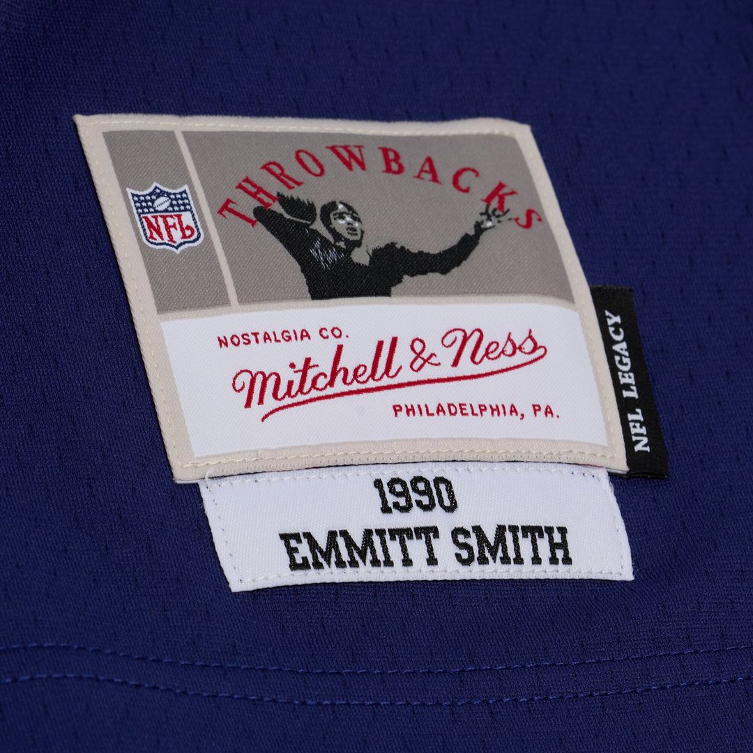 Dallas Cowboys Emmitt Smith Mitchell & Ness Navy Retired Legacy Replica Player Jersey product image 3, provided for visual