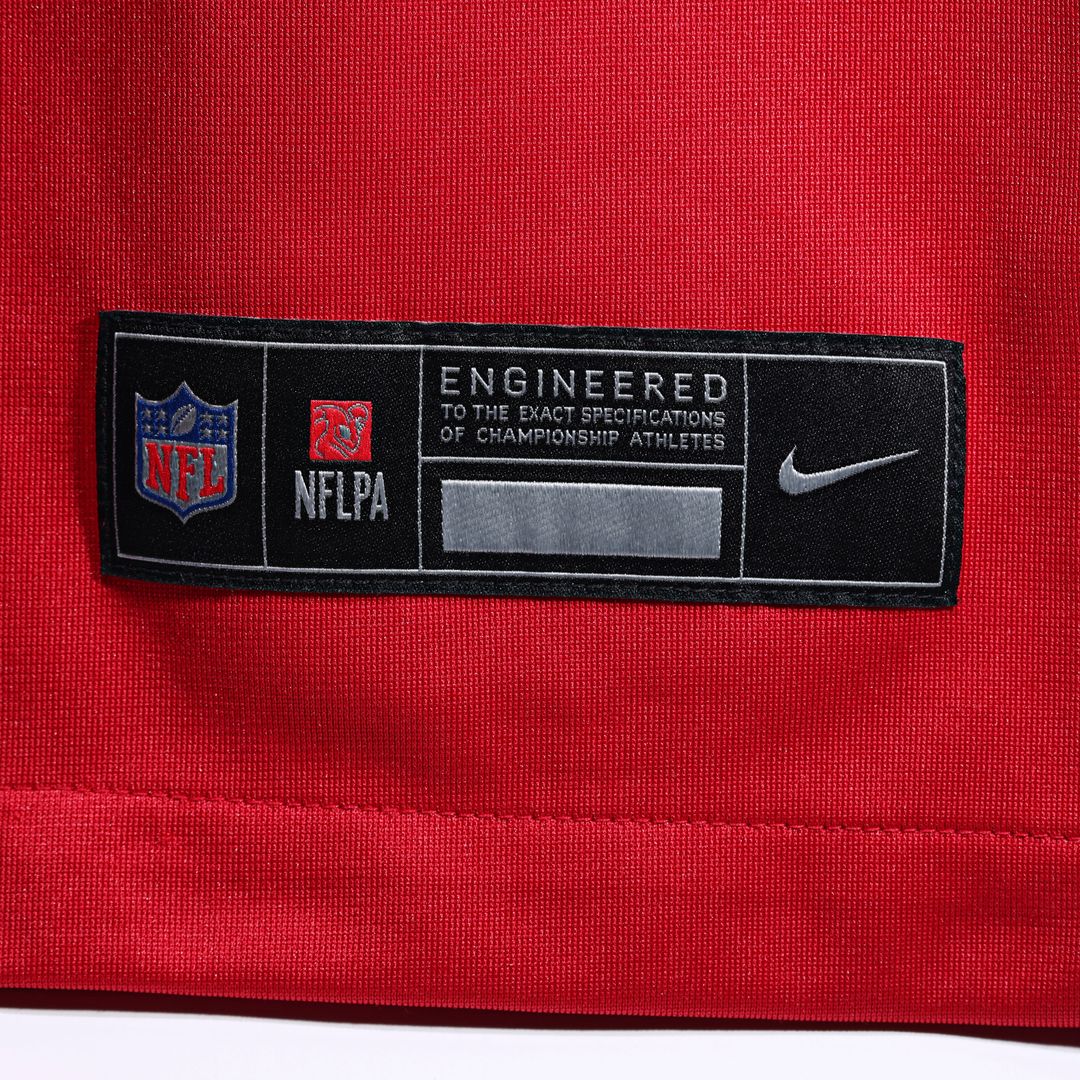 Tampa Bay Buccaneers John Lynch Nike Red Retired Player Game Jersey product image 7, provided for visual reference and