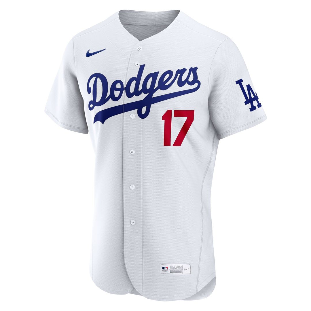 Los Angeles Dodgers Shohei Ohtani Nike White Home Authentic Jersey product image 2, provided for visual reference and