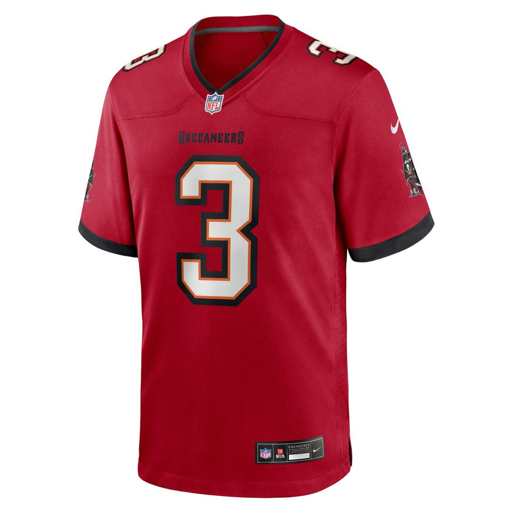 Tampa Bay Buccaneers Rueben Bain Jr. Nike Red Team Game Jersey product image 4, provided for visual reference and product