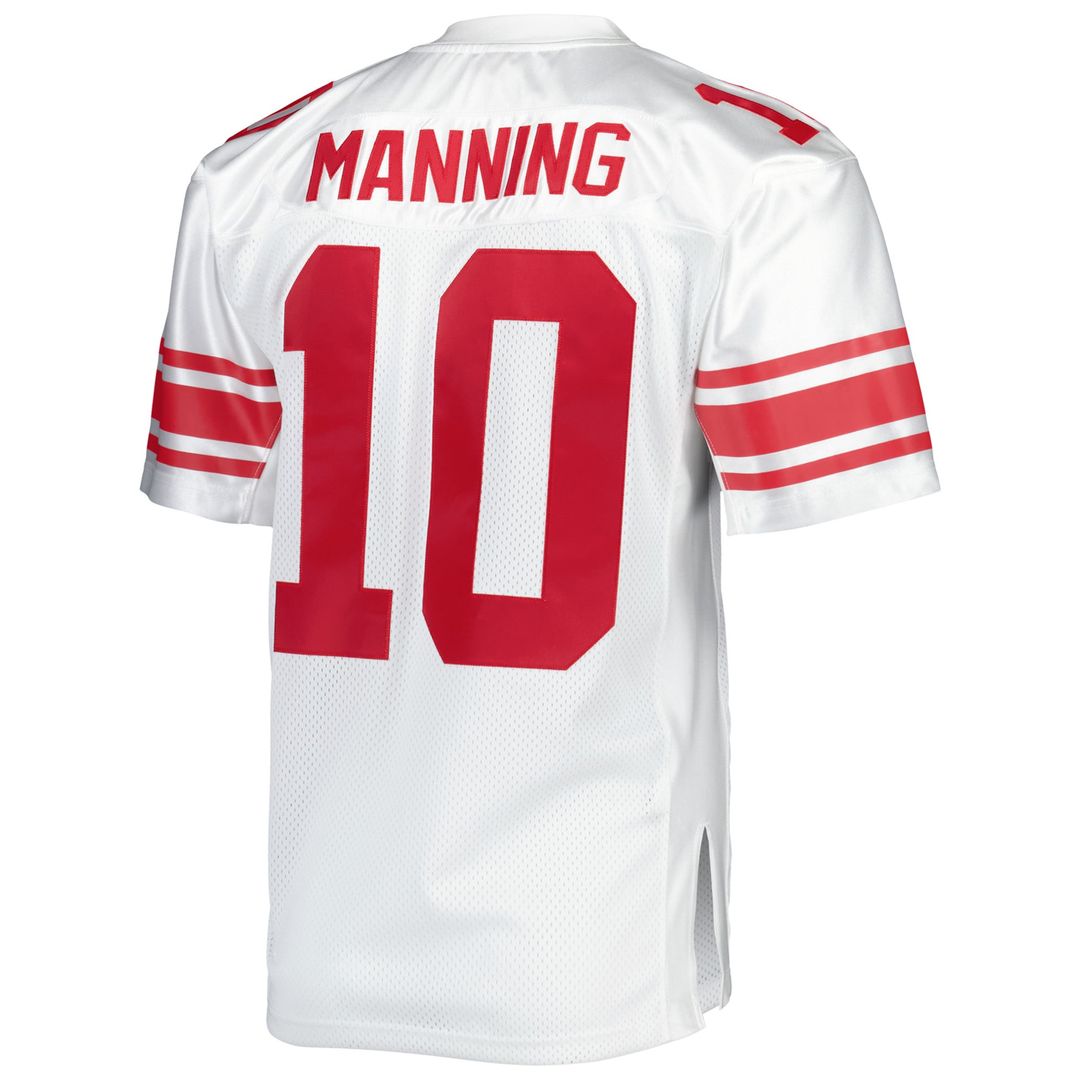 New York Giants 2007 Eli Manning Mitchell & Ness White Authentic Throwback Retired Player Jersey product image 3, provided