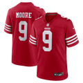 San Francisco 49ers Skyy Moore Nike Scarlet Team Game Jersey product image 1, provided for visual reference and product