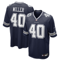 Dallas Cowboys Von Miller Nike Navy Game Jersey product image 1, provided for visual reference and product detail review
