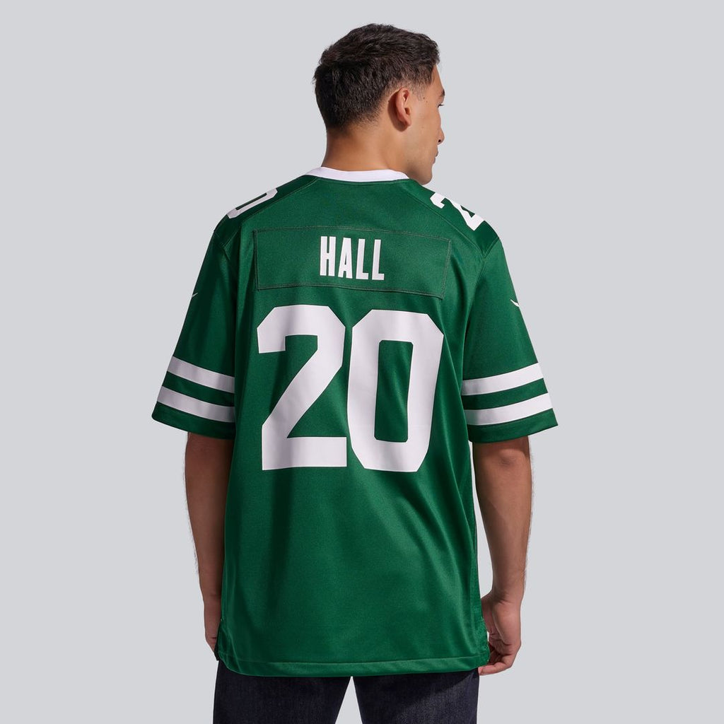 New York Jets Breece Hall Nike Legacy Green Game Jersey product image 16, provided for visual reference and product detail
