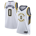Indiana Pacers Nike Association Edition Swingman Jersey - White - Tyrese Haliburton - Unisex product image 1, provided for