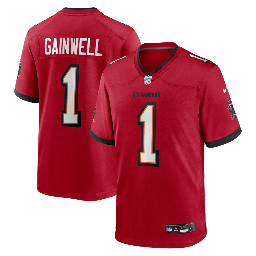 Tampa Bay Buccaneers Kenneth Gainwell Nike Red Team Game Jersey product image 1, provided for visual reference and product