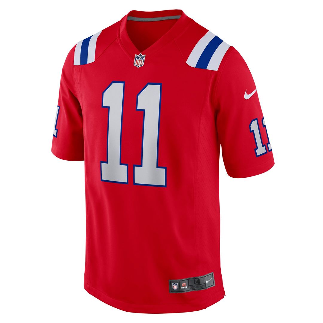 New England Patriots Drew Bledsoe Nike Navy Game Retired Player Jersey product image 14, provided for visual reference and