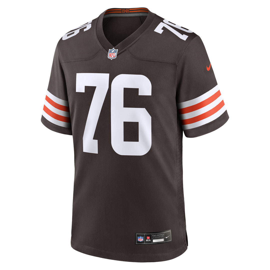 Cleveland Browns Lou Groza Nike Brown Game Retired Player Jersey product image 2, provided for visual reference and product