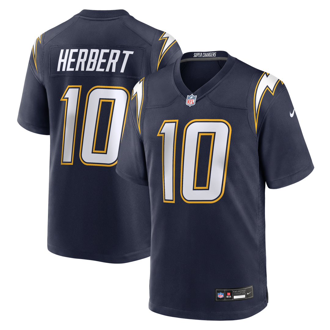 Los Angeles Chargers Justin Herbert Nike Powder Blue Player Game Jersey product image 27, provided for visual reference and