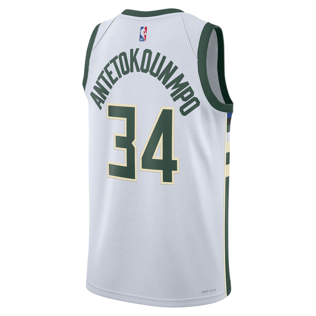 Milwaukee Bucks NBA Association Swingman Jersey - Giannis Antetokounmpo product image 4, provided for visual reference and