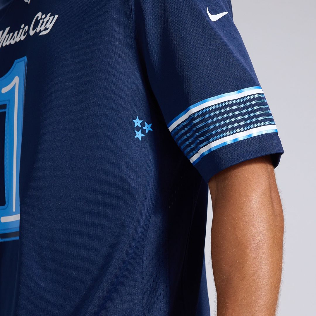 Tennessee Titans Cameron Ward Nike Navy 2026 Rivalries Collection Game Jersey product image 12, provided for visual