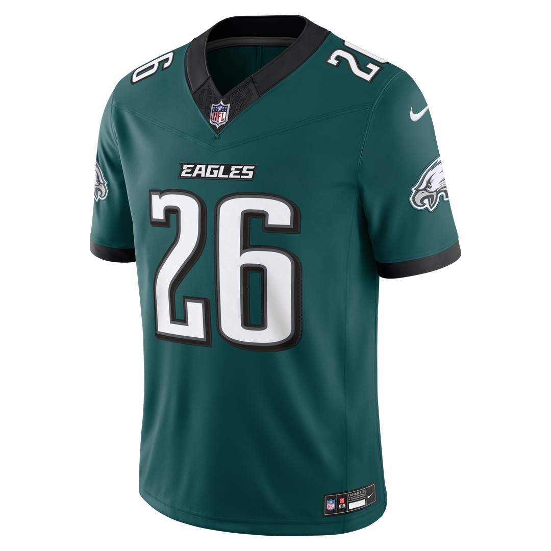 Philadelphia Eagles Saquon Barkley Nike White Vapor F.U.S.E. Stitched Limited Jersey product image 31, provided for visual