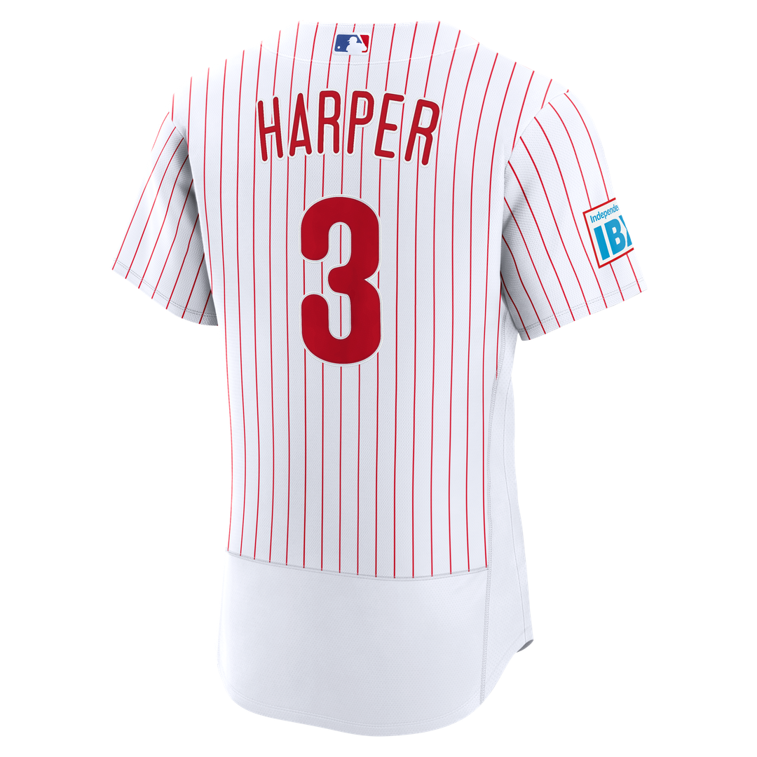 Philadelphia Phillies Bryce Harper Nike Light Blue Alternate Authentic Sponsor Patch Jersey product image 9, provided for