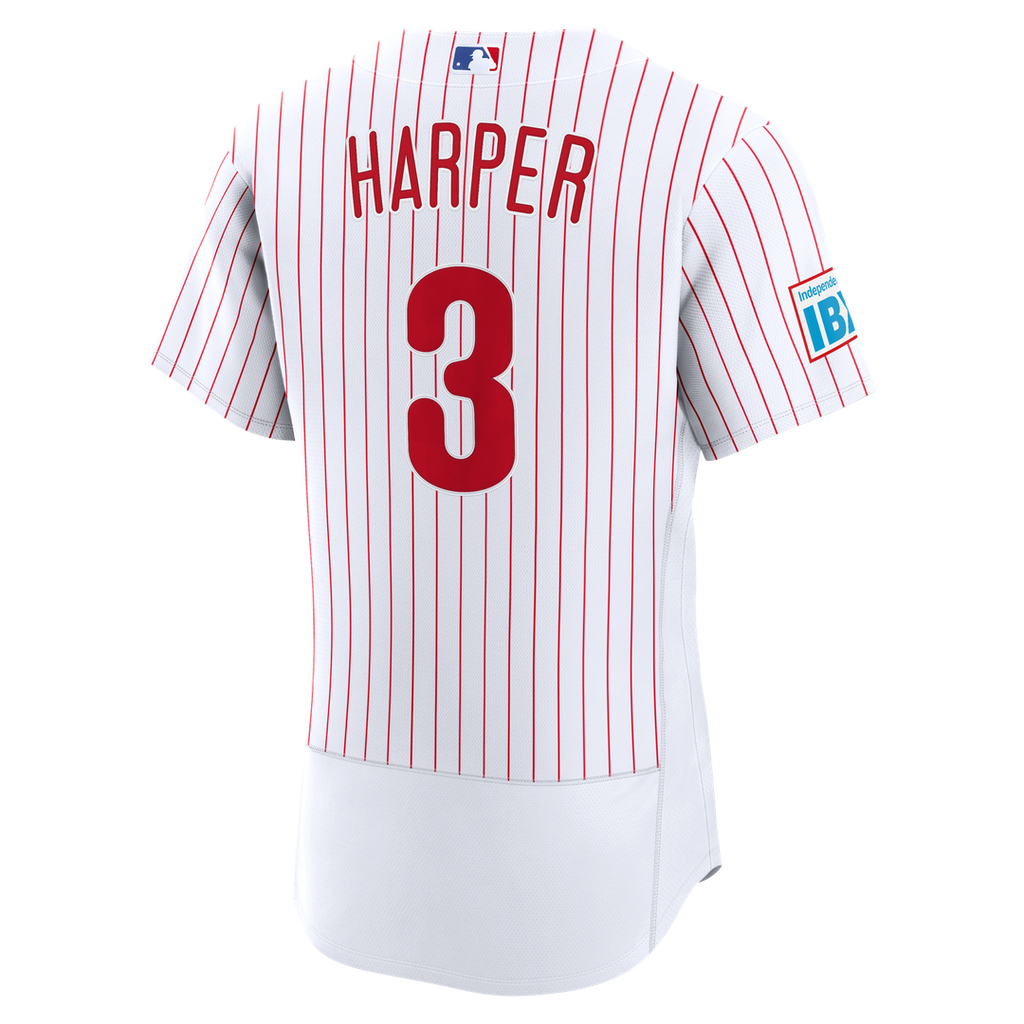 Philadelphia Phillies Bryce Harper Nike Cream Alternate Authentic Sponsor Patch Jersey product image 9, provided for visual