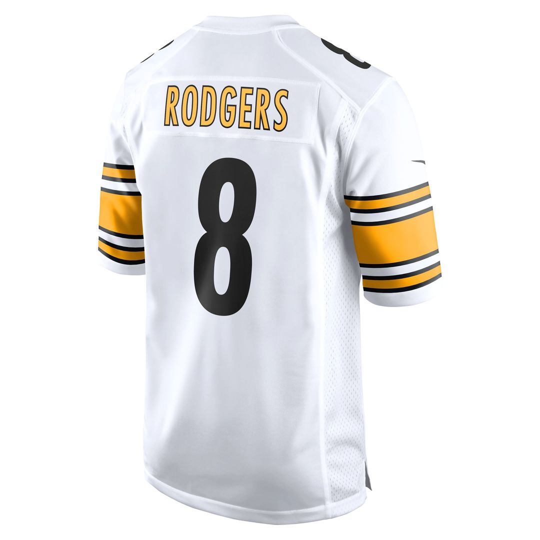 Pittsburgh Steelers Aaron Rodgers Nike Black Game Jersey product image 32, provided for visual reference and product detail