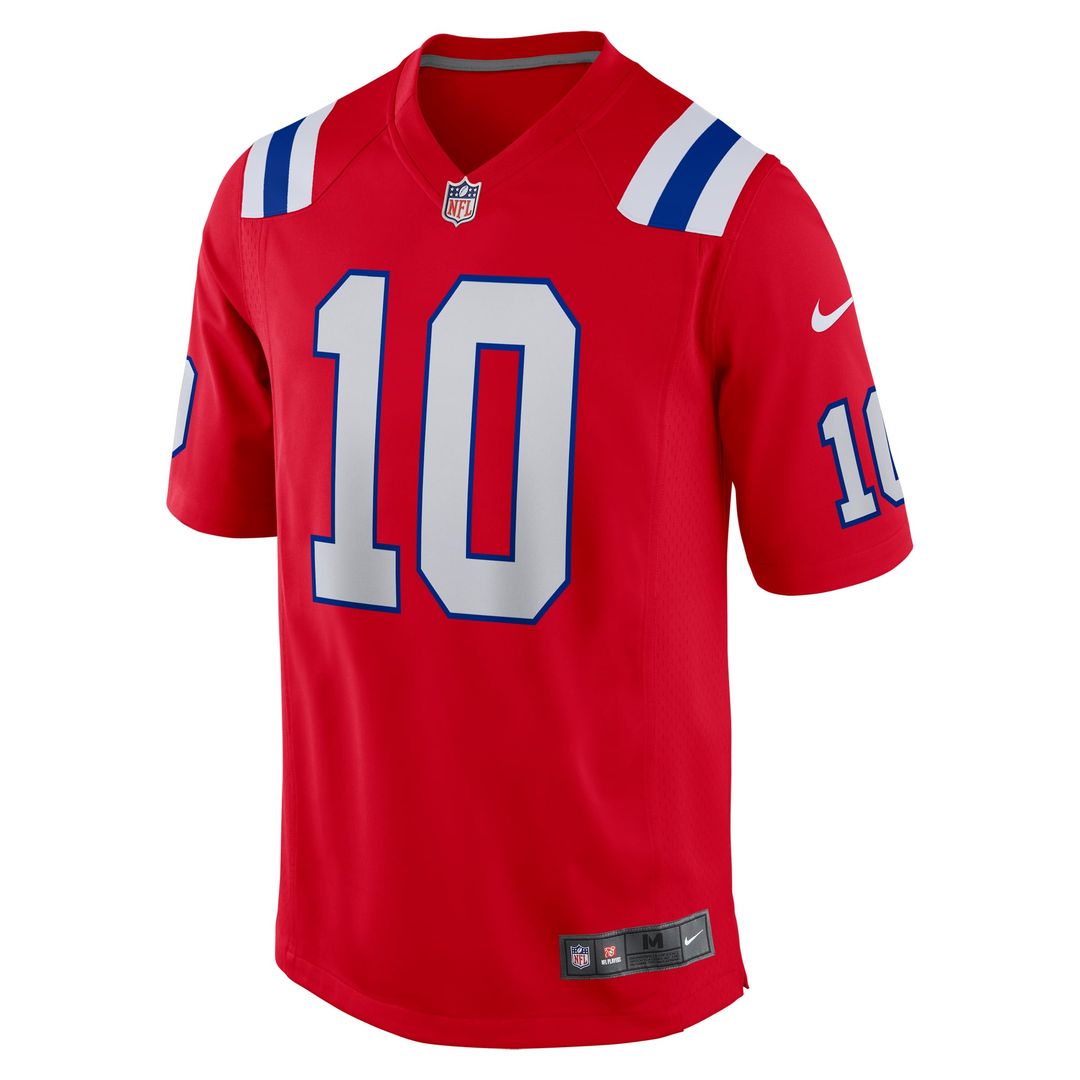 New England Patriots Drake Maye Nike Navy Player Game Jersey product image 30, provided for visual reference and product