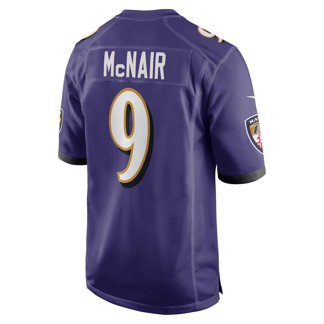 Baltimore Ravens Steve McNair Nike Purple Game Retired Player Jersey product image 3, provided for visual reference and