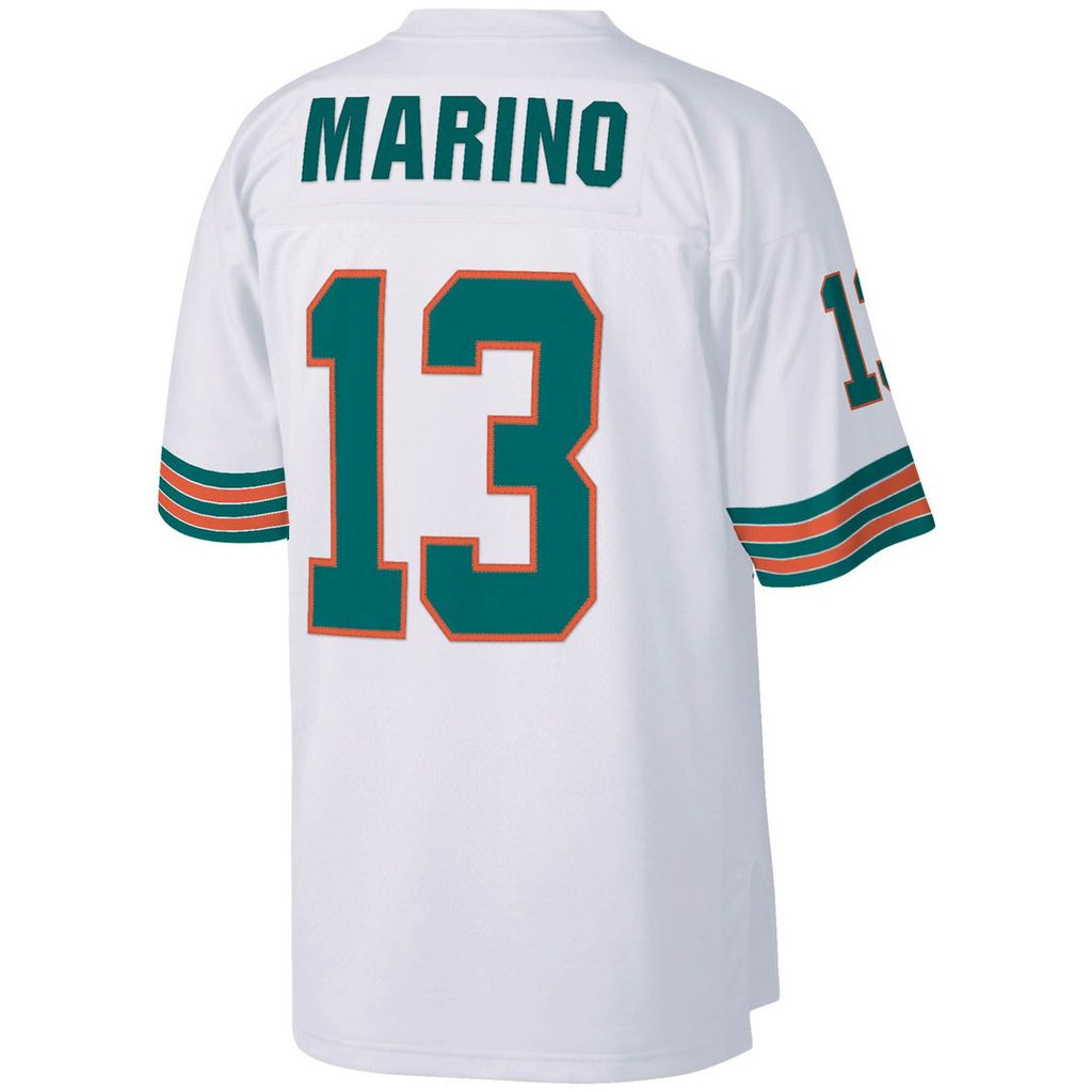 Miami Dolphins Dan Marino Mitchell & Ness White Big & Tall 1984 Retired Player Replica Jersey product image 3, provided for