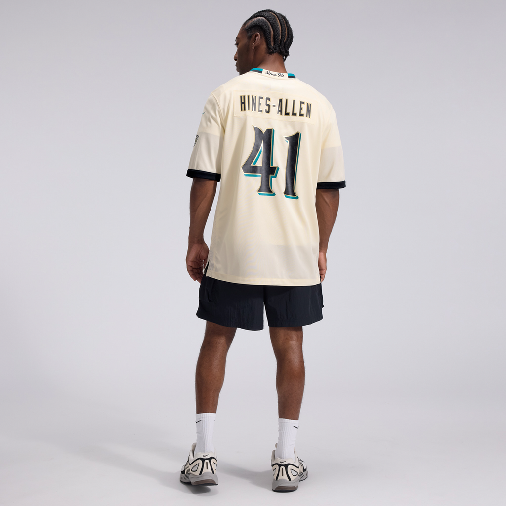 Jacksonville Jaguars Josh Hines-Allen Nike Natural 2026 Rivalries Collection Game Jersey product image 5, provided for