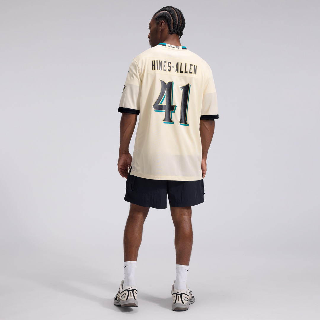 Jacksonville Jaguars Josh Hines-Allen Nike Natural 2026 Rivalries Collection Game Jersey product image 5, provided for