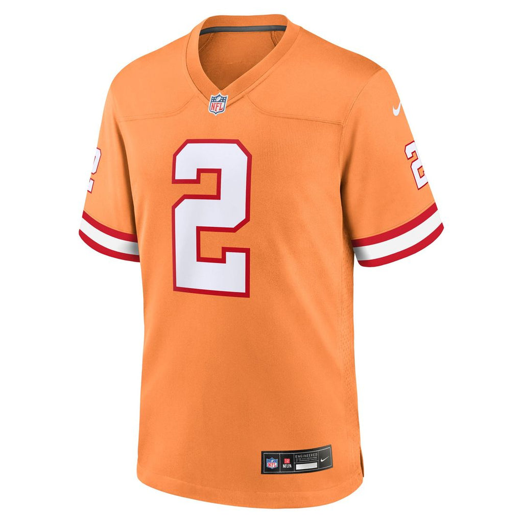 Tampa Bay Buccaneers Emeka Egbuka Nike White Game Jersey product image 14, provided for visual reference and product detail
