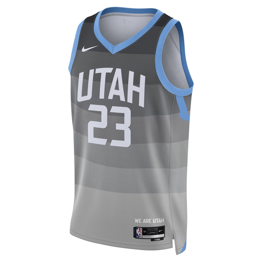 Utah Jazz Nike 2025/26 City Edition Swingman Jersey - Gray - Lauri Markkanen - Unisex product image 3, provided for visual