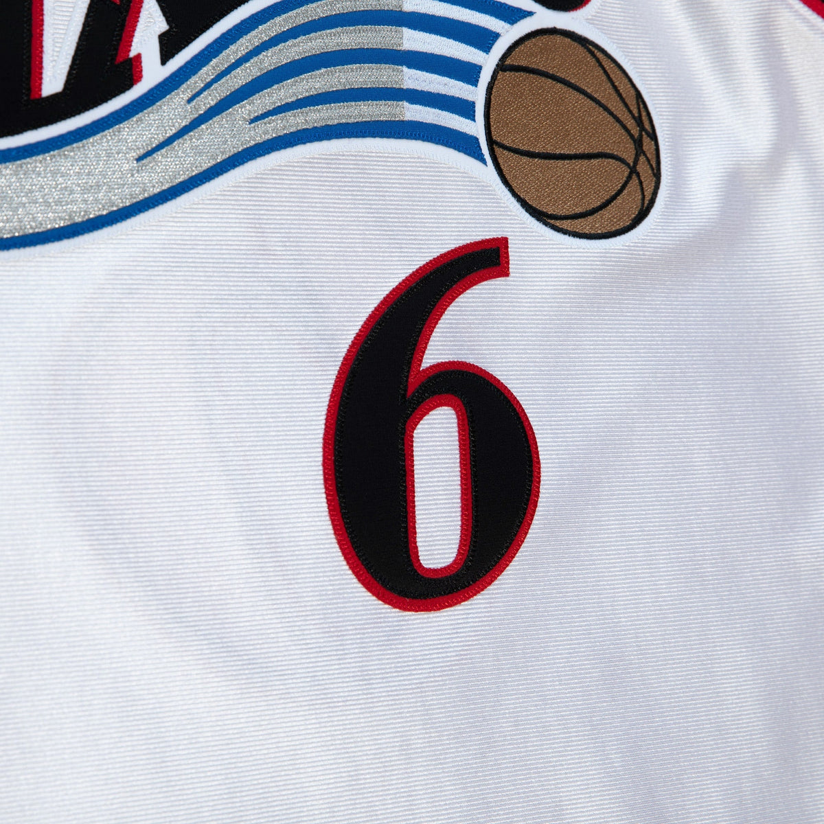 Philadelphia 76ers Mitchell & Ness Allen Iverson 2002 All-Star East Authentic Jersey - White product image 5, provided for