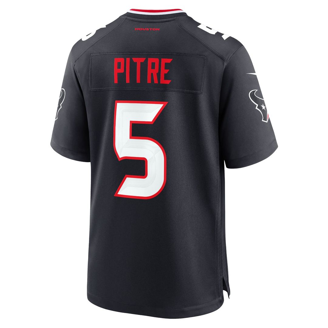 Houston Texans Jalen Pitre Nike Navy Game Jersey product image 11, provided for visual reference and product detail review