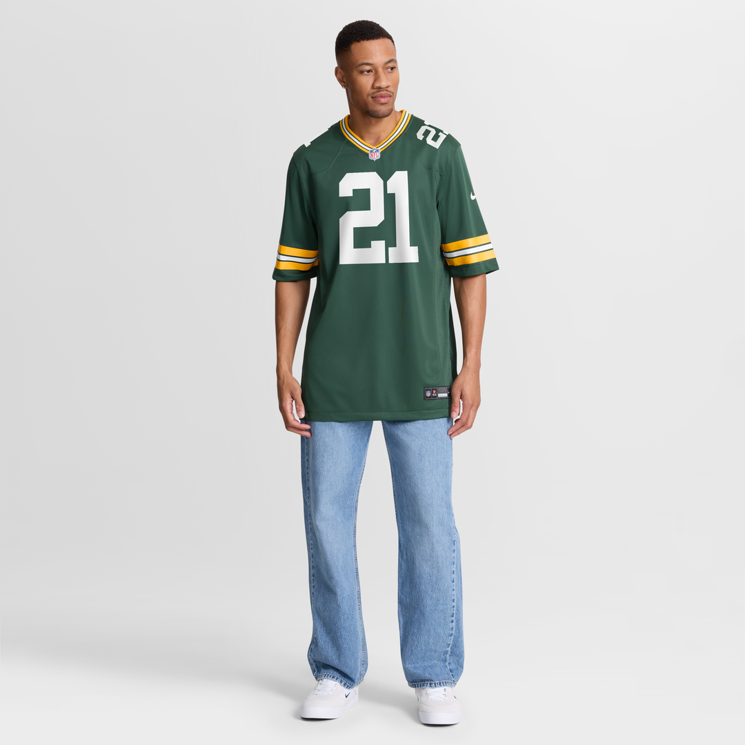 Green Bay Packers Benjamin St-Juste Nike Green Team Game Jersey product image 4, provided for visual reference and product