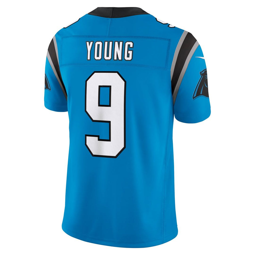 Carolina Panthers Bryce Young Nike Blue Alternate Vapor F.U.S.E. Stitched Limited Jersey product image 3, provided for