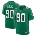 Philadelphia Eagles Mike Golic Nike Kelly Green Retired Player Alternate Game Jersey product image 1, provided for visual