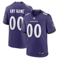 Baltimore Ravens Nike Purple Custom Game Jersey product image 1, provided for visual reference and product detail review