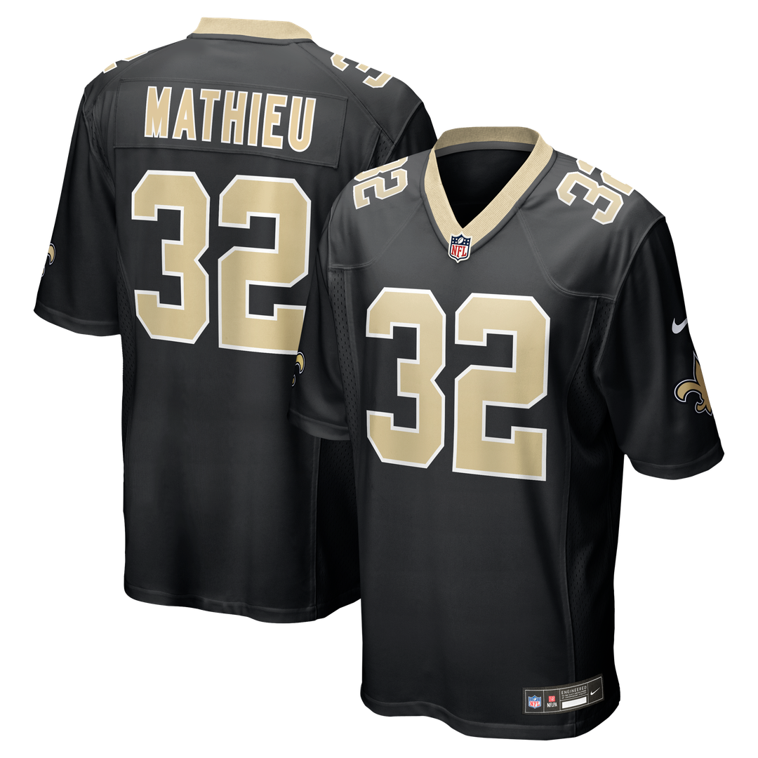 New Orleans Saints Tyrann Mathieu Nike White Game Jersey product image 7, provided for visual reference and product detail
